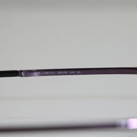 CHANEL Sunglasses 4206 c467/C1 55 18 140 Deep Purple - Picture 8 of 8